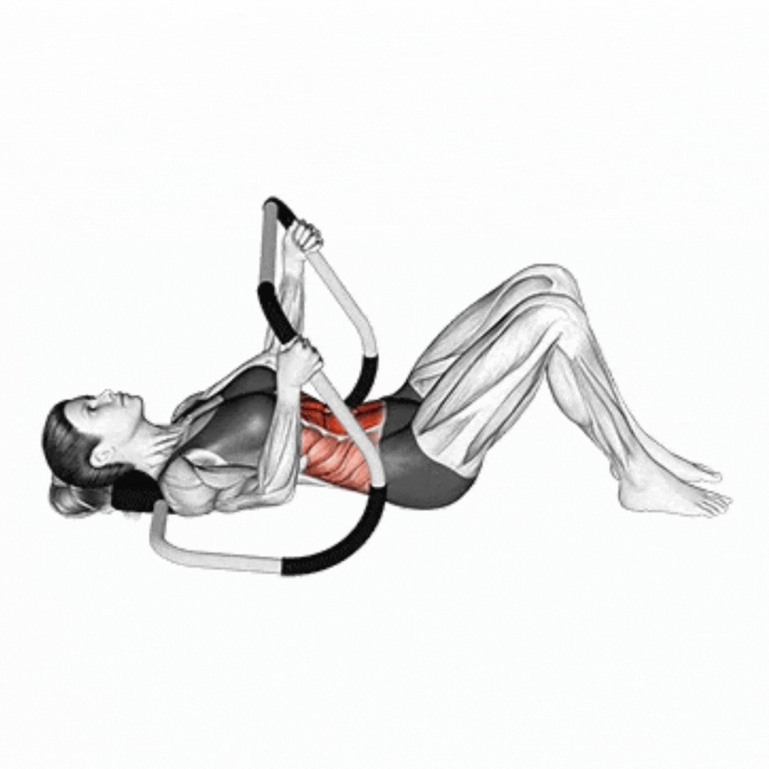 Abdominal com Rolo Abdominal - demonstração