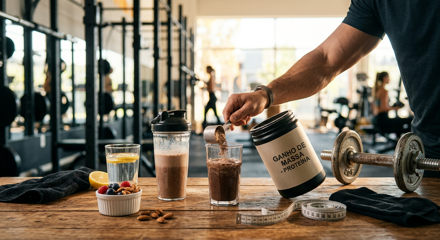Guia de Suplementação para Ganho de Massa: Seus Músculos no Próximo Nível